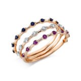 Color Stone Classic Ring