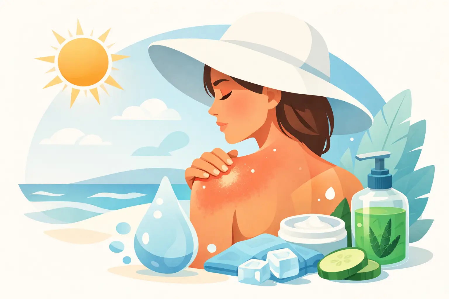 How to Soothe Post Sun Skin Fast