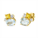 Gemstone Fashion Stud Earrings