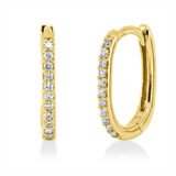 Modern Woman Hoop Earrings