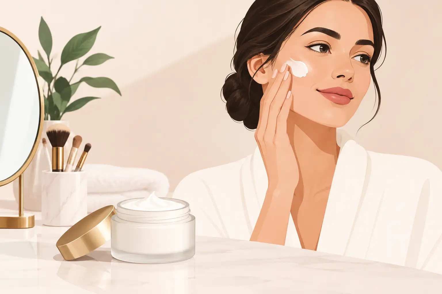 Daily Cream for Makeup Prep That Looks Luxe